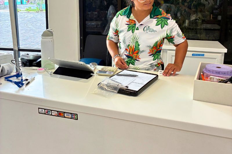 ゆうやけテラス受付(イメージ)